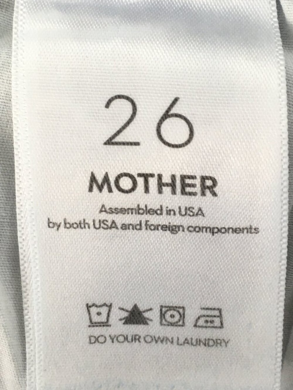 MOTHER "The Kick It" High Waist Straight Leg Jeans - size 26 - "Your Turn" wash - Picture 15 of 16